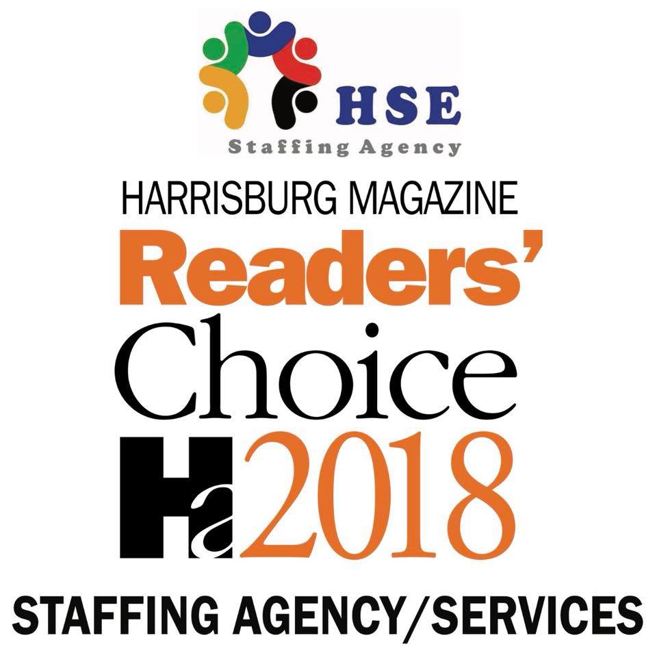 A logo for the harrisburg magazine readers ' choice awards.